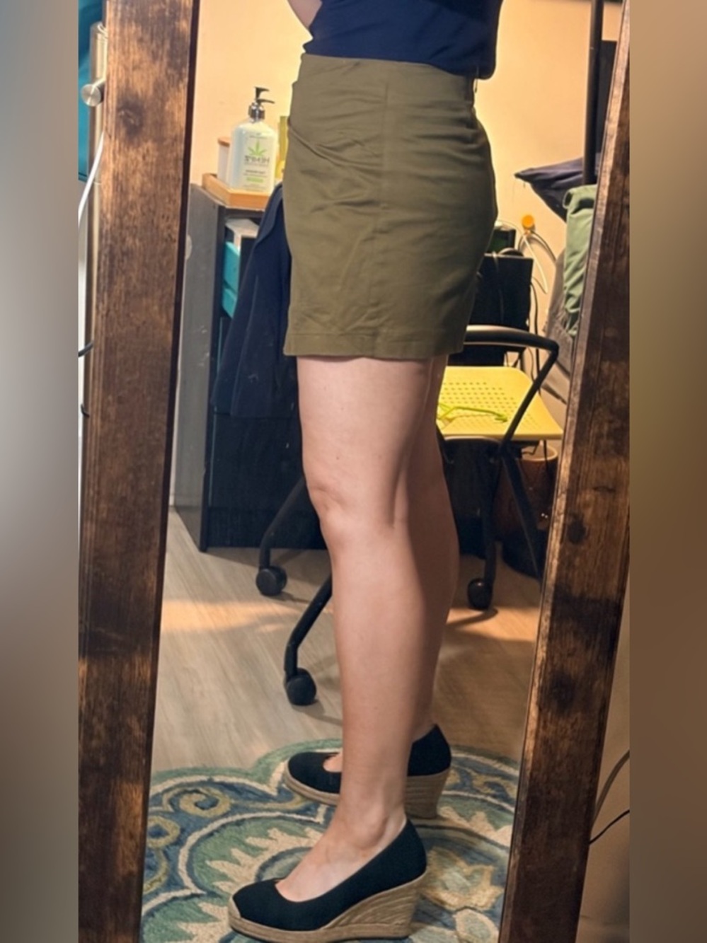 Black Wedge Espadrille Shoes J Crew sz 7